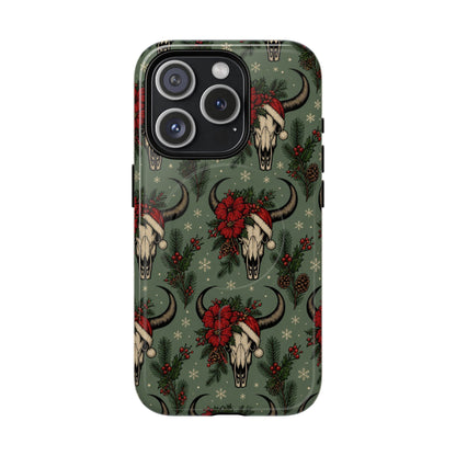 Santa Bull Skulls Magnetic Case