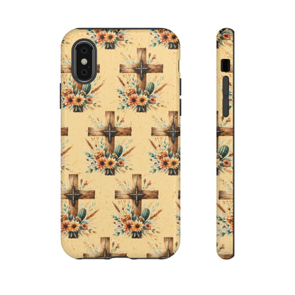 Floral Crosses Tough Case