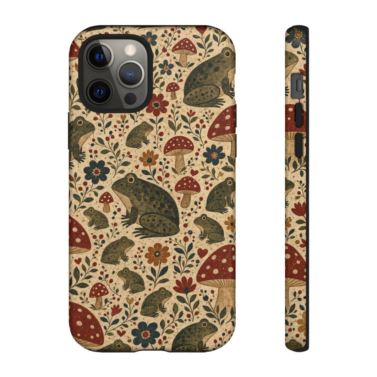 Folk Frog Toadstool Tough Case