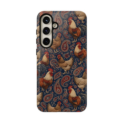 Patriotic Paisley Chickens Tough Case