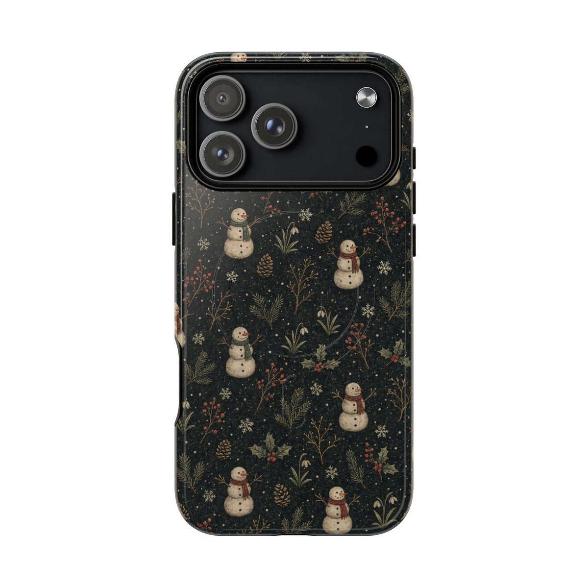 Midnight Snowmen Magnetic Case