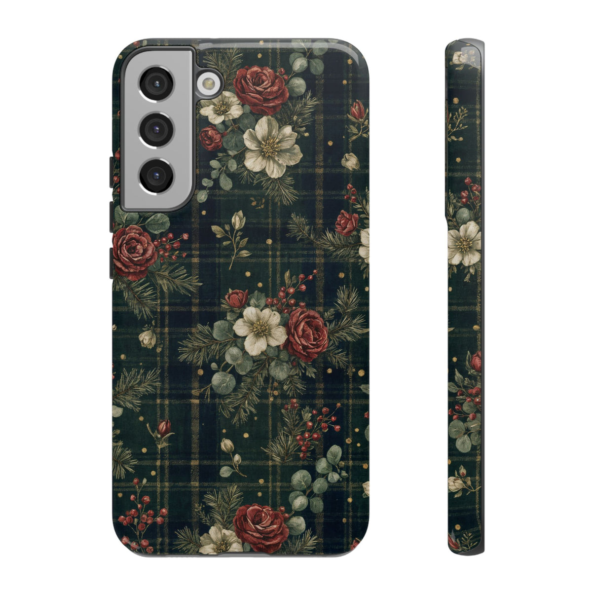 Tartan Roses Tough Case