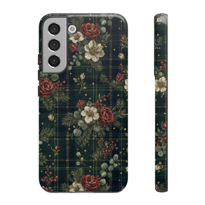 Tartan Roses Tough Case