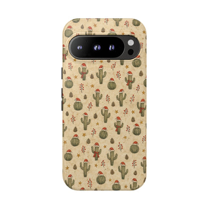 Santa Hat Saguaros Tough Case