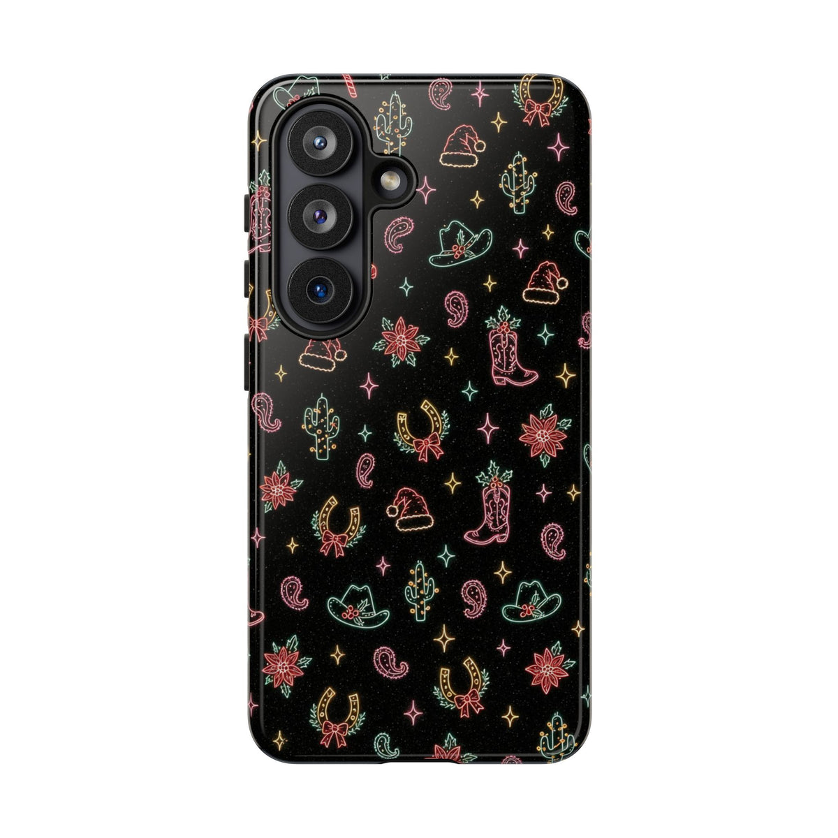 Neon Holiday Doodles Tough Case