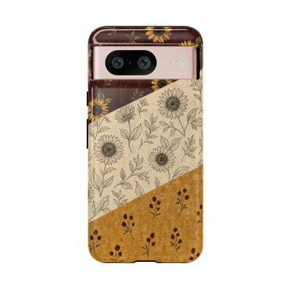 Sunflower Burgundy Swaths Tough Case