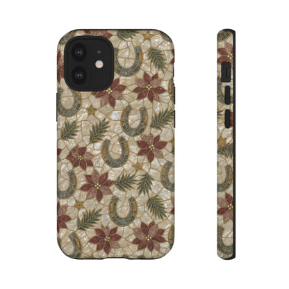 Pearl Horseshoe Poinsettia Tough Case