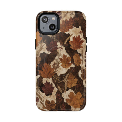 Autumn Cowhide Magnetic Case