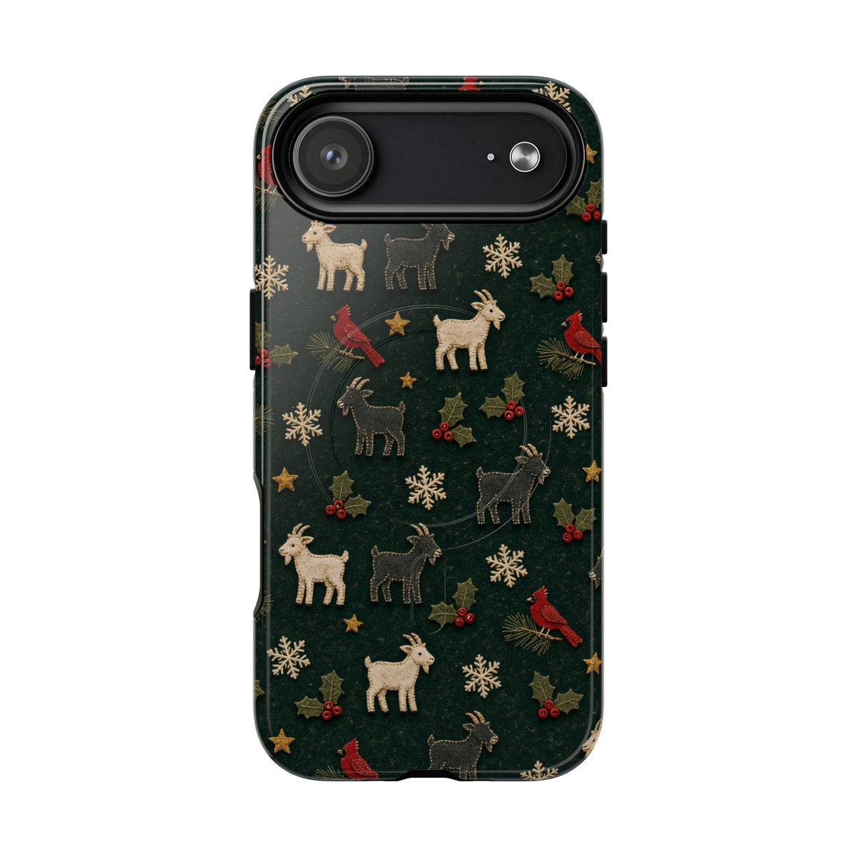 Felt Goats Cardinals Magnetic Case
