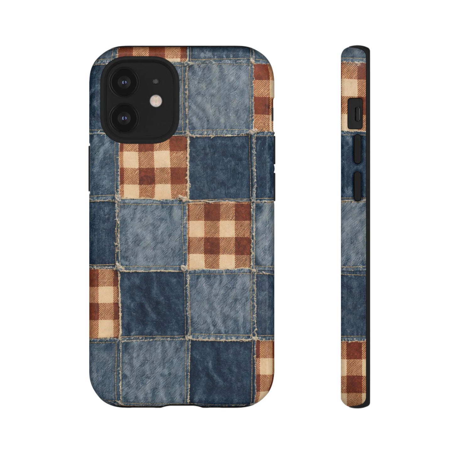 Denim Patchwork Tough Case