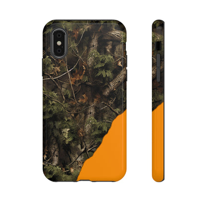 Torn Camo Orange Tough Case