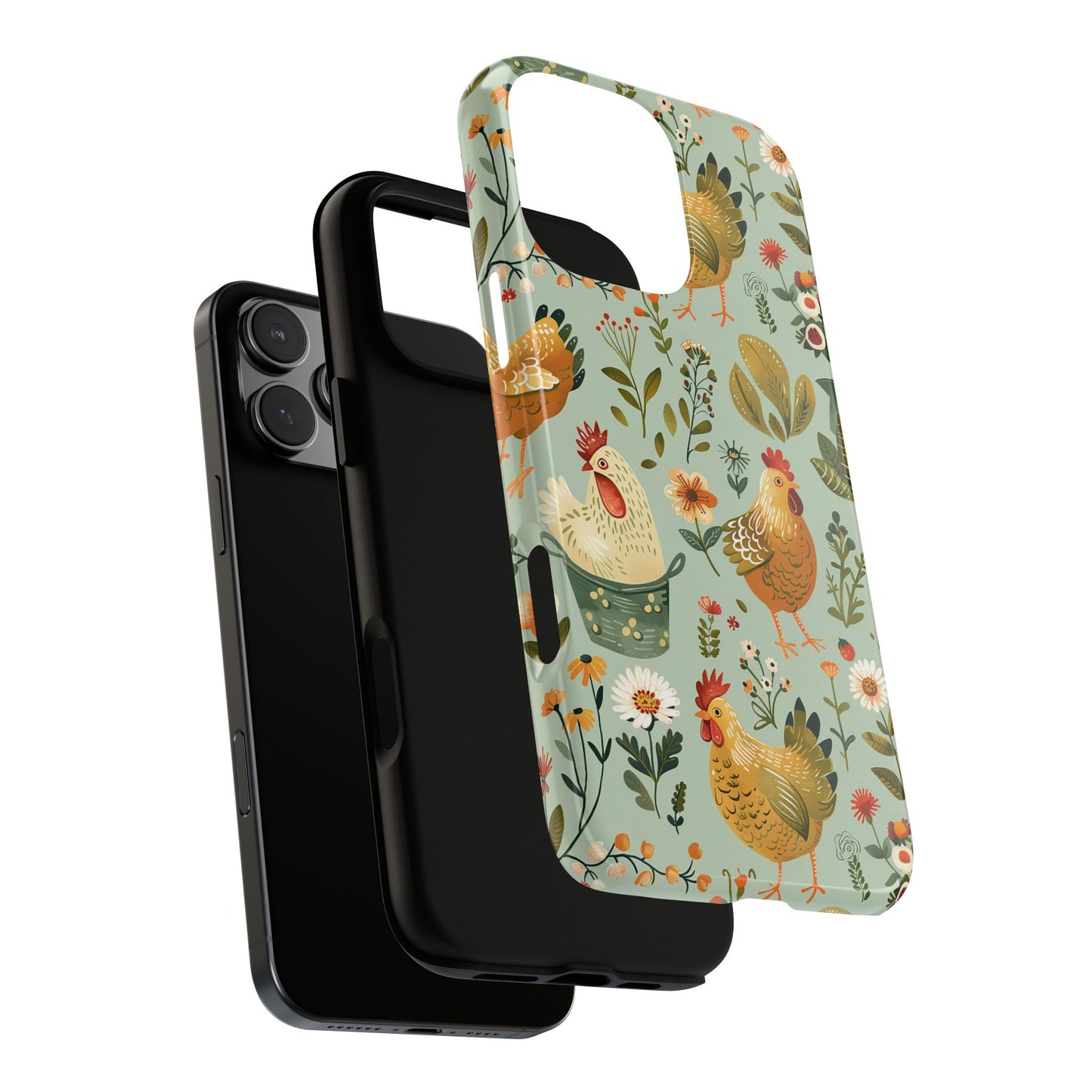 Garden Chickens Tough Phone Case
