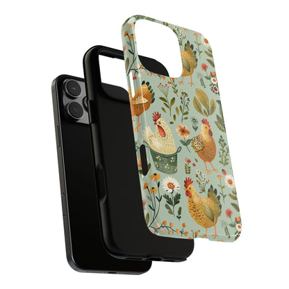 Garden Chickens Tough Phone Case