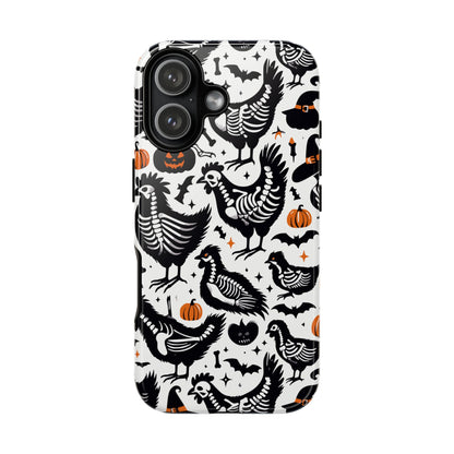 Skeleton Chickens Tough Phone Case