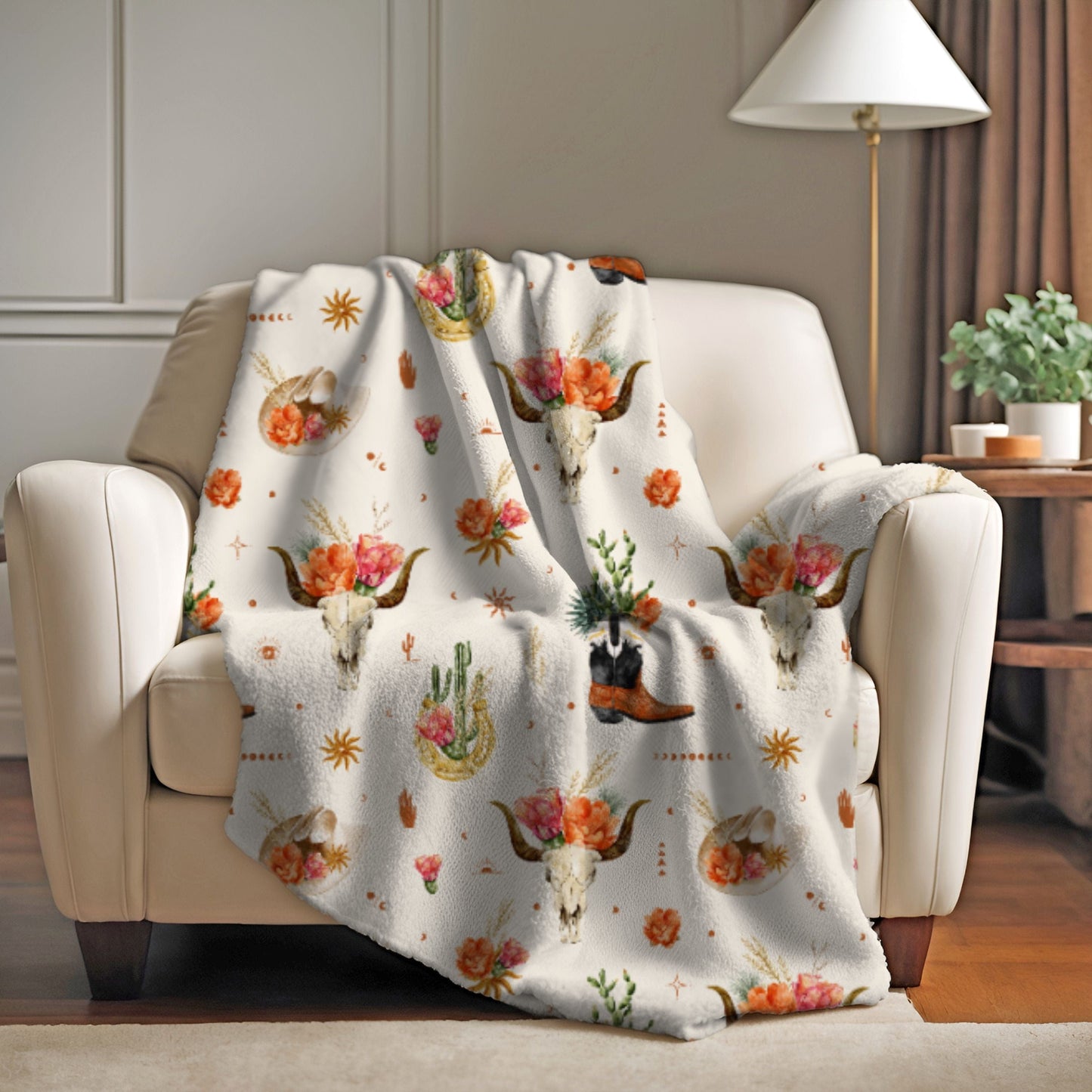 Western Floral Blanket