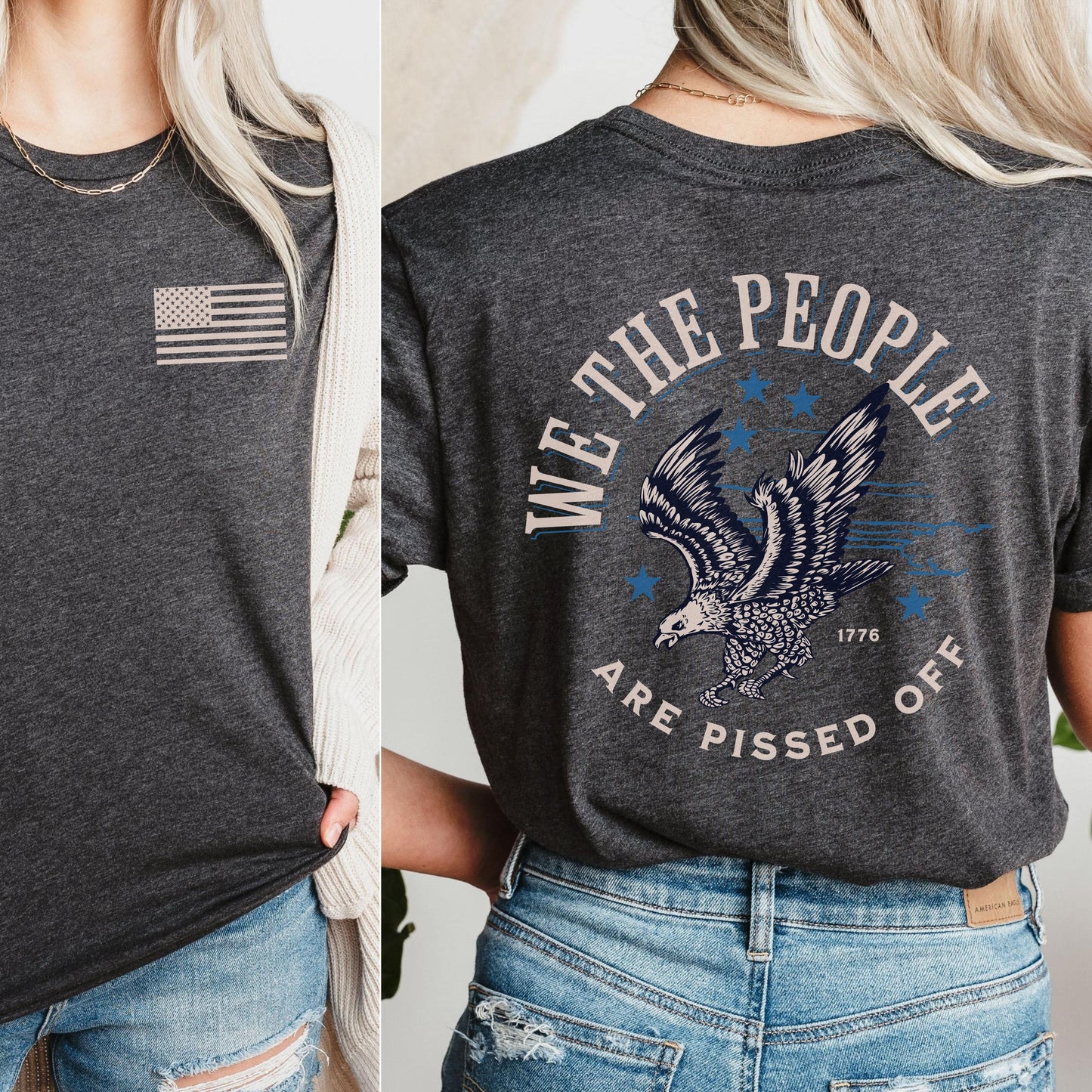 We the People Are Pissed Off Eagle T-shirt