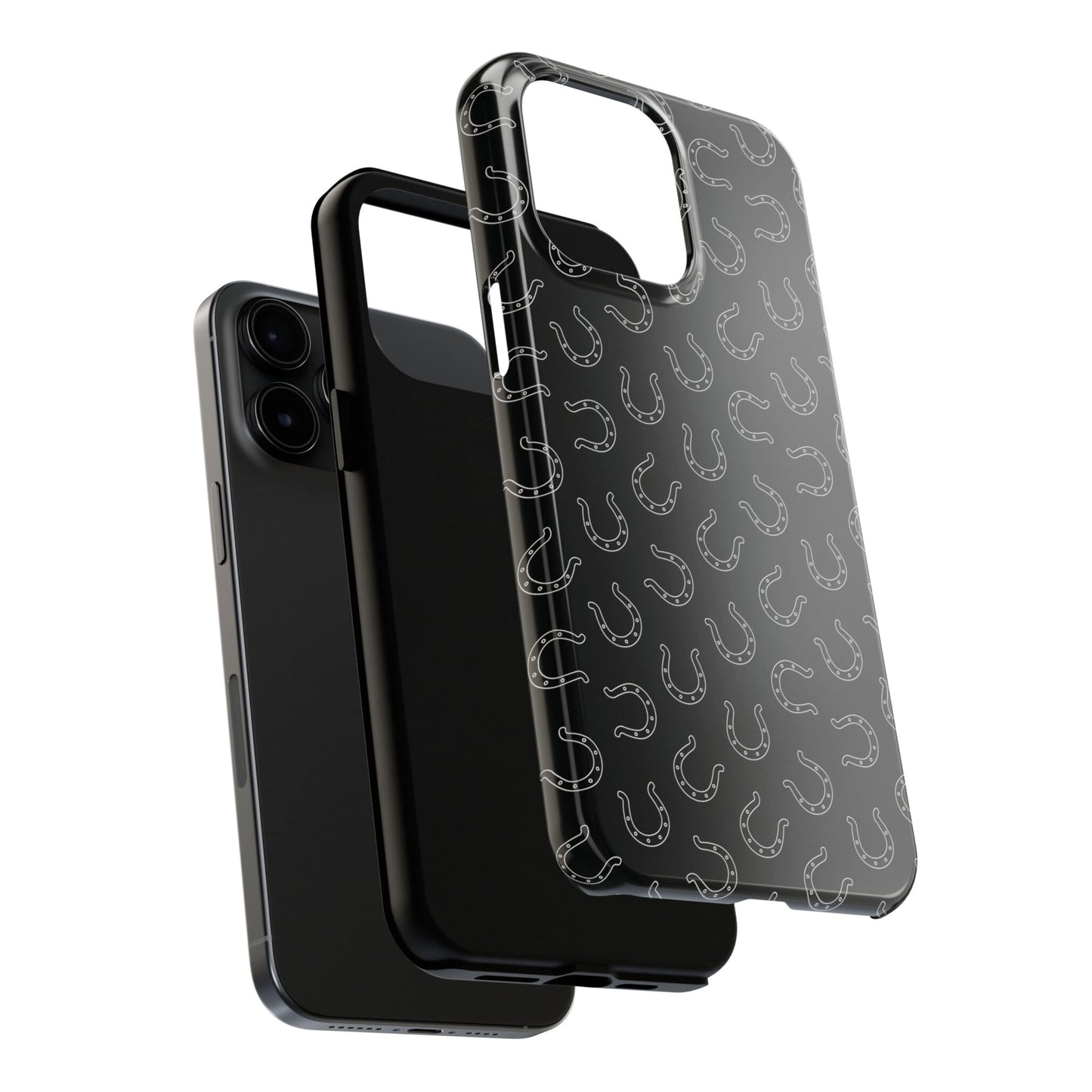 Black Horseshoe Phone Case