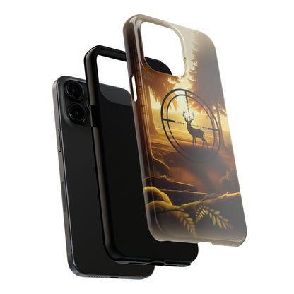 Golden Crosshairs Deer Phone Case