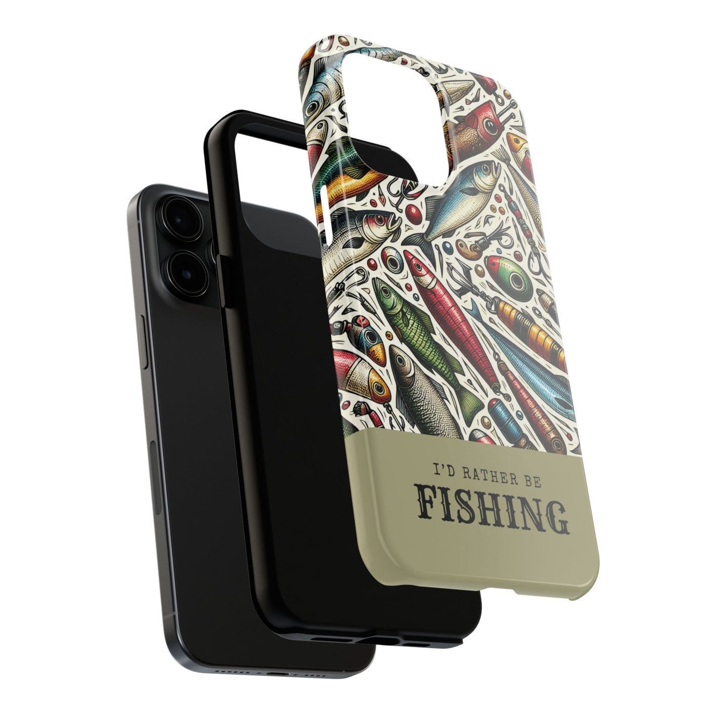 Id Rather Be Fishing Phone Case