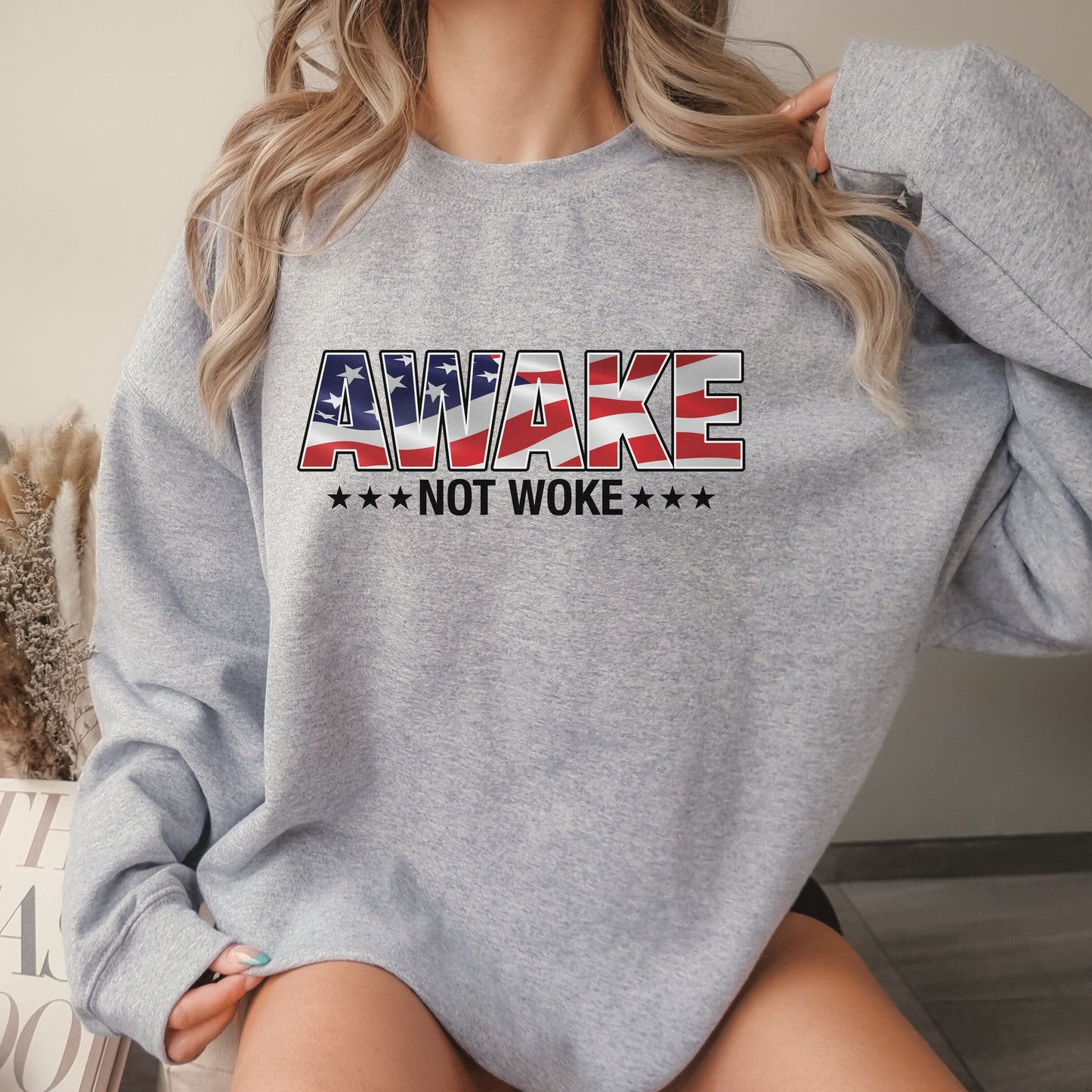 Awake Not Woke Sweatshirt