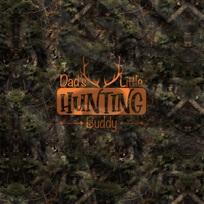 Dad's Little Hunting Buddy Camo Blanket