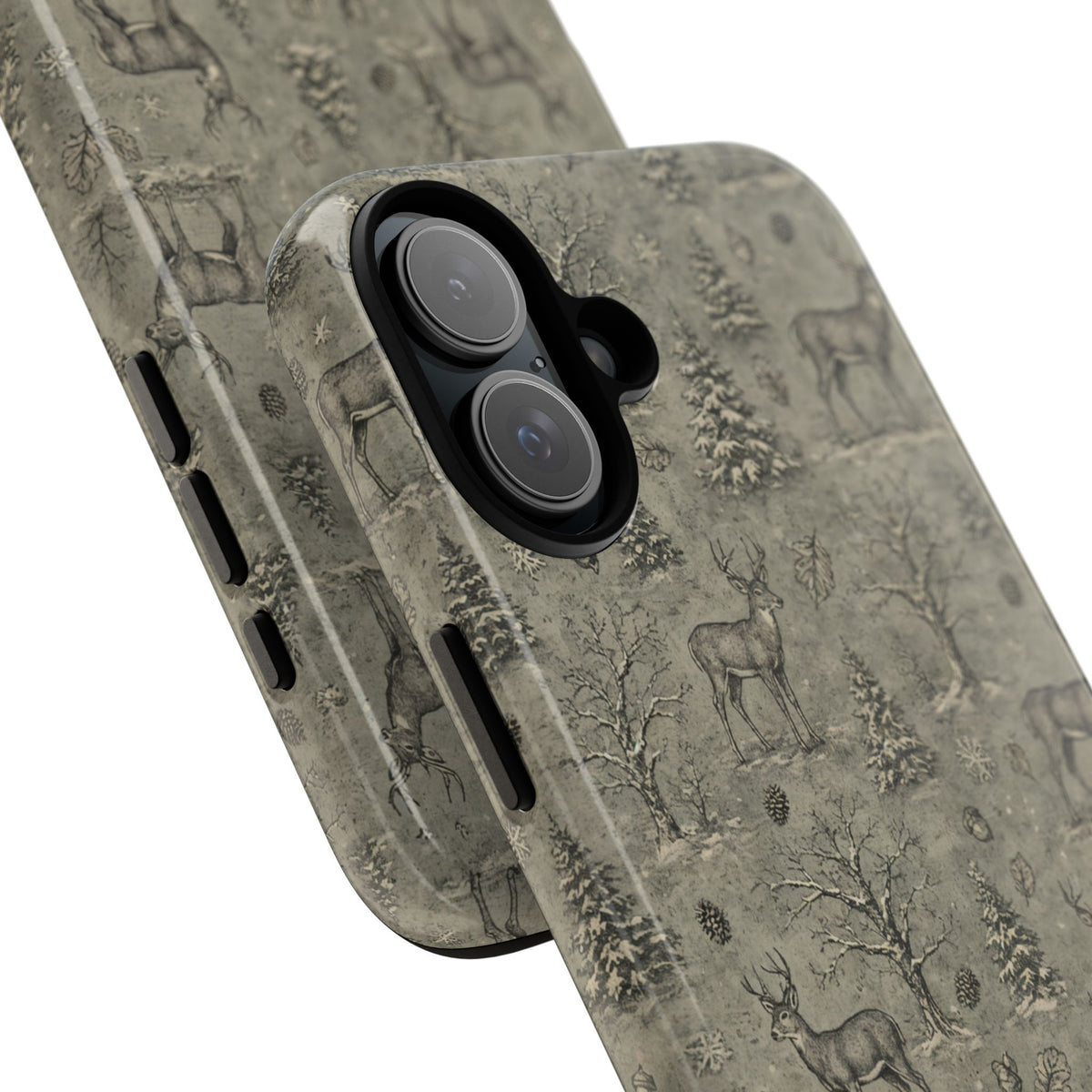 Etched Winter Buck Tough Case