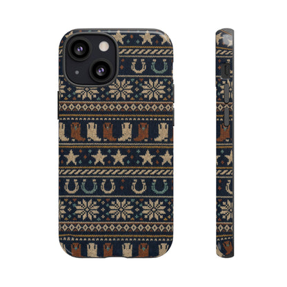 Fair Isle Boots Tough Case