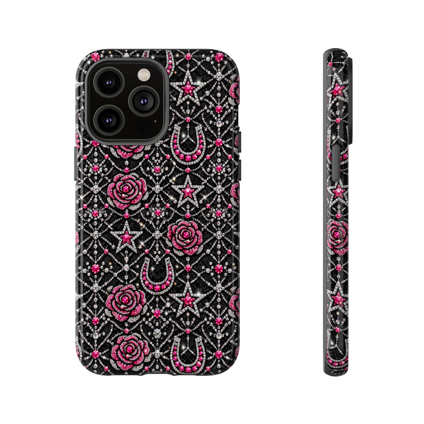 Rhinestone Rose Tough Case