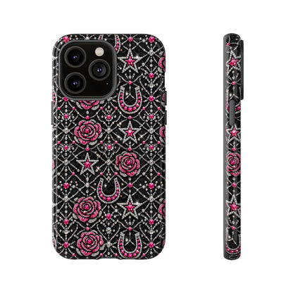 Rhinestone Rose Tough Case