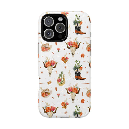 Western Floral Magnetic Case