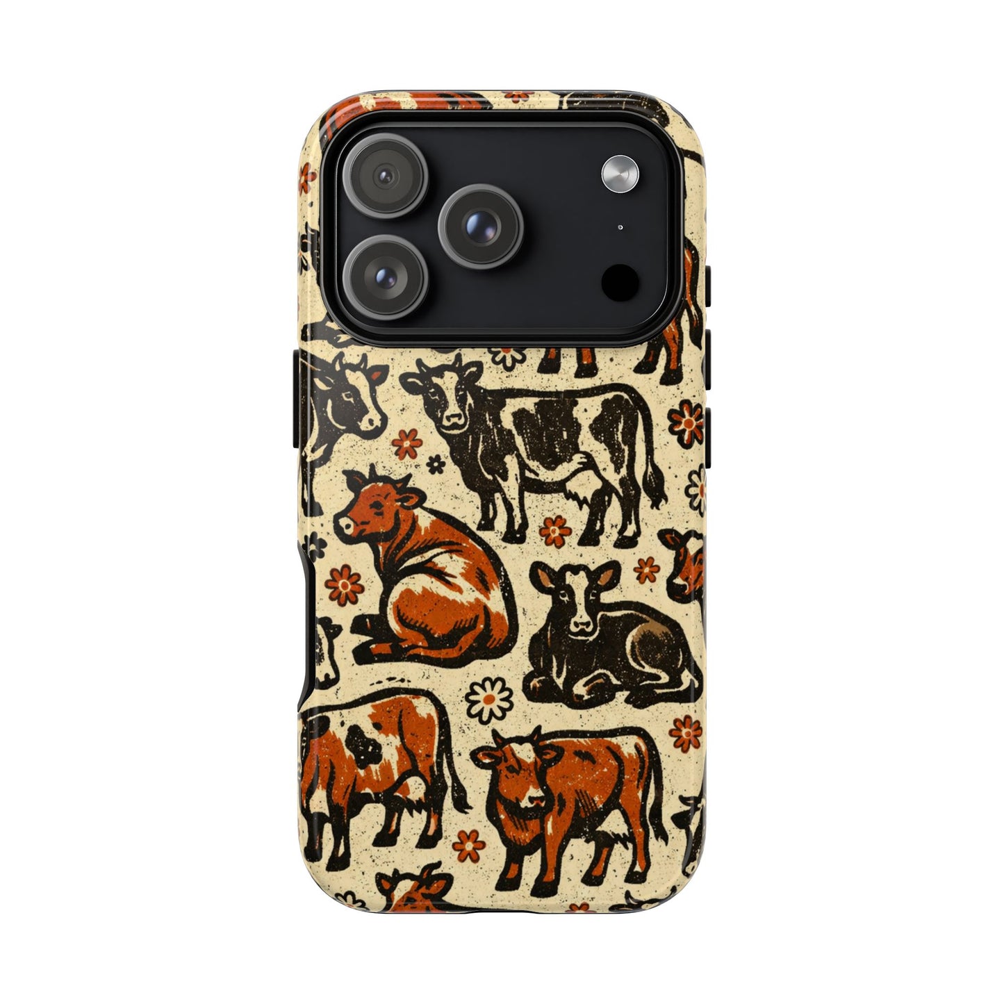 Retro Cows Tough Case