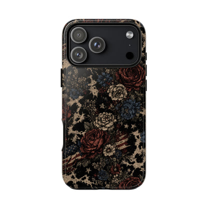 USA Cowhide Bloom Tough Case