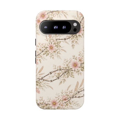 Floral Barbed Wire Tough Case