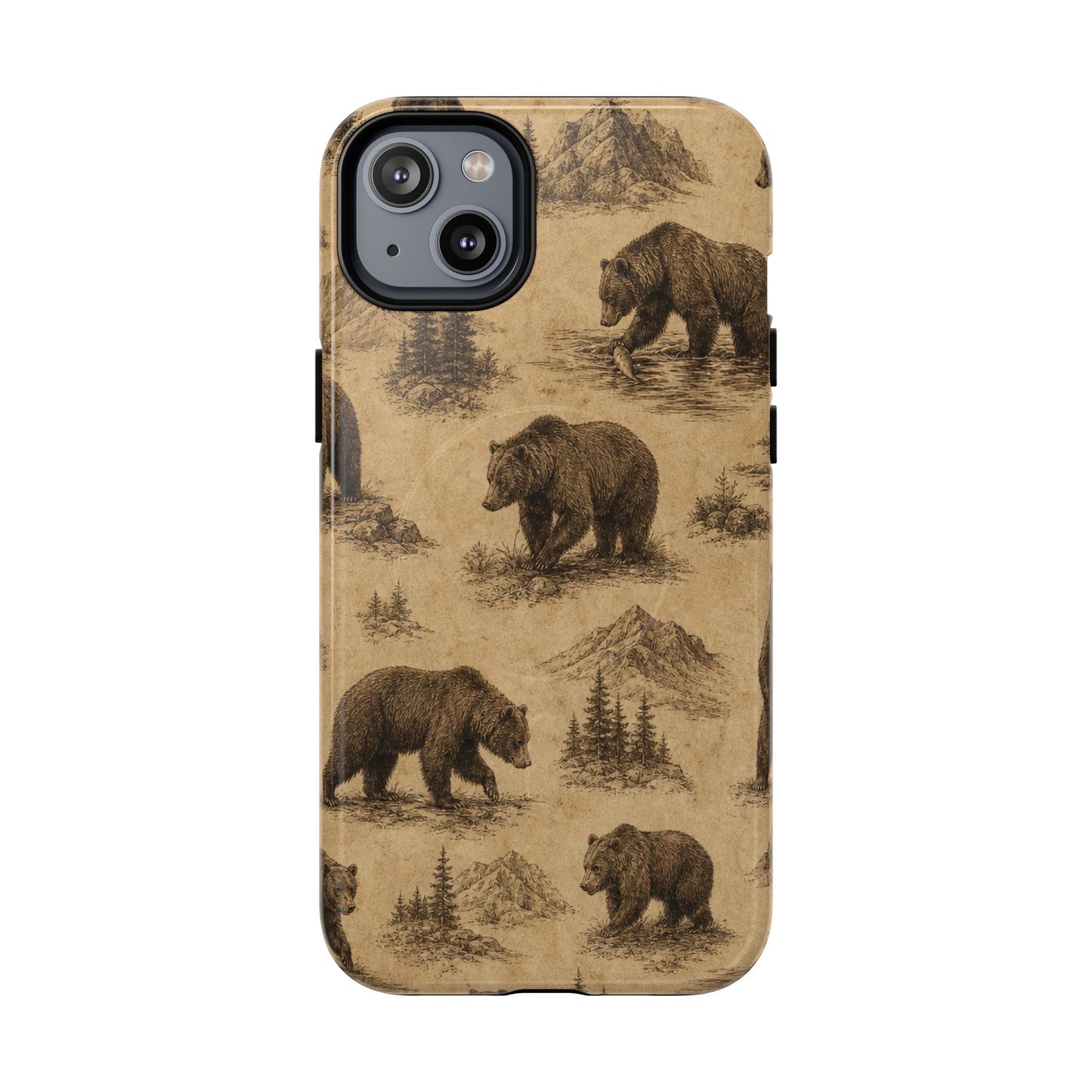 Vintage Bear Magnetic Case