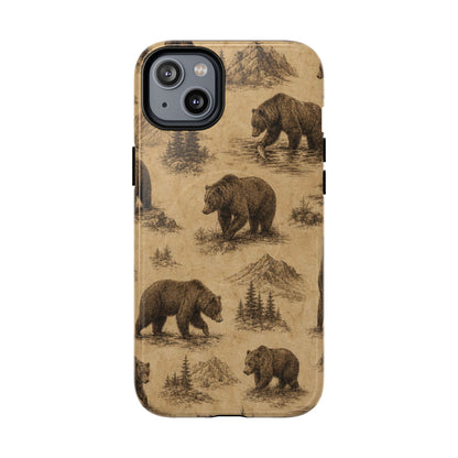 Vintage Bear Magnetic Case