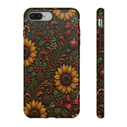 Christmas Sunflowers Tough Case
