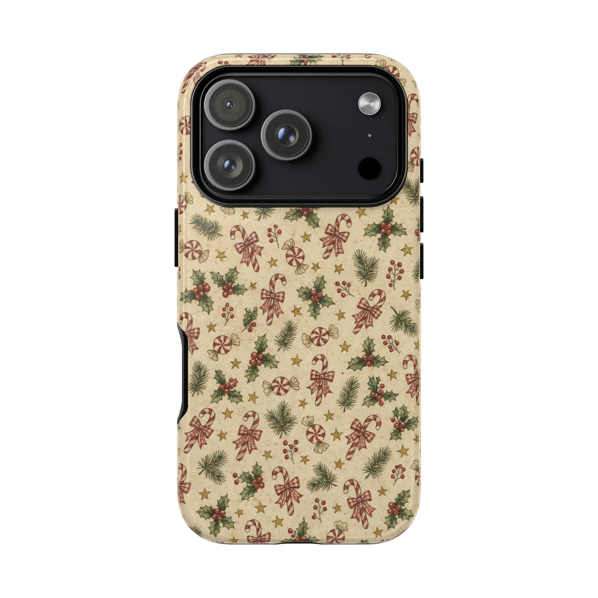Candy Cane Gingham Tough Case