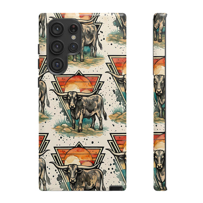 Retro Longhorn Tough Case