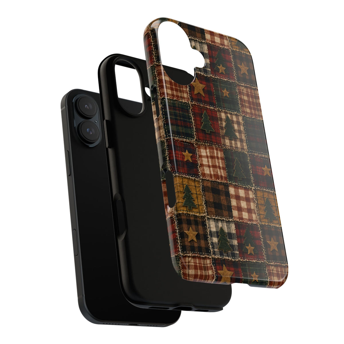 Christmas Rag Quilt Tough Case