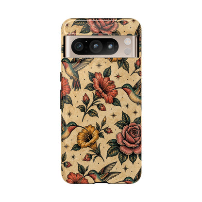 Hummingbird Rose Tough Case