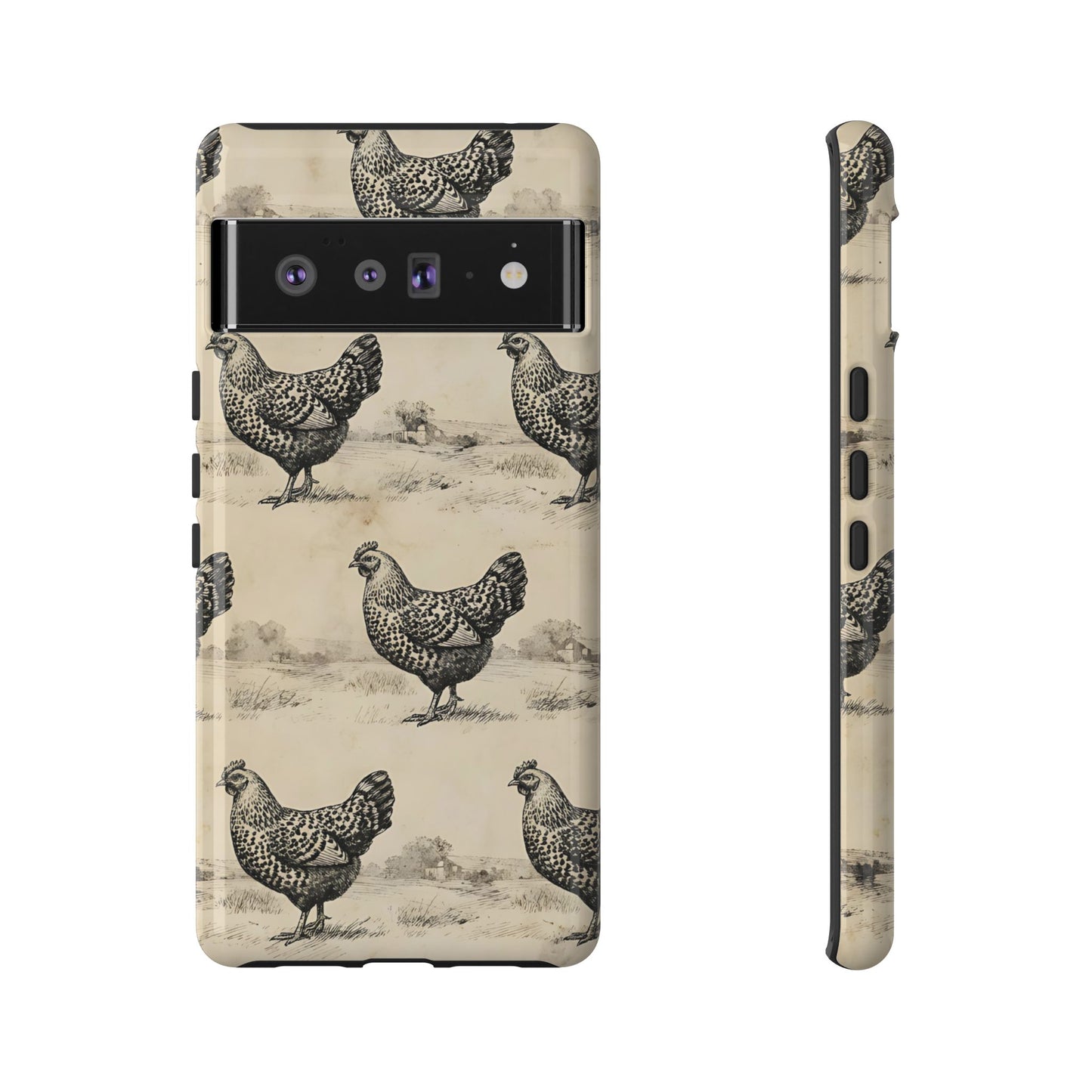 Vintage Chickens Tough Case