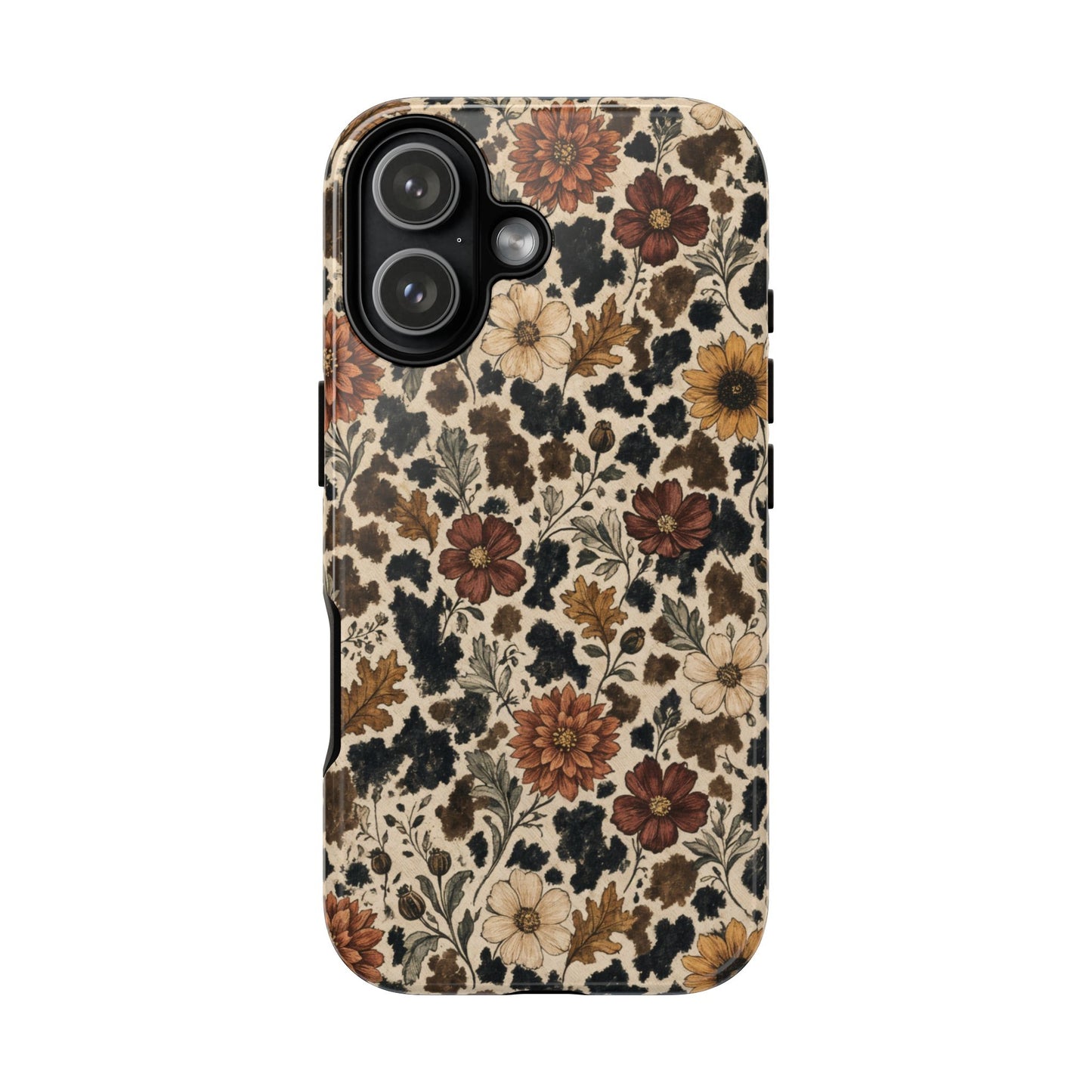 Autumn Cowhide Bloom Tough Case