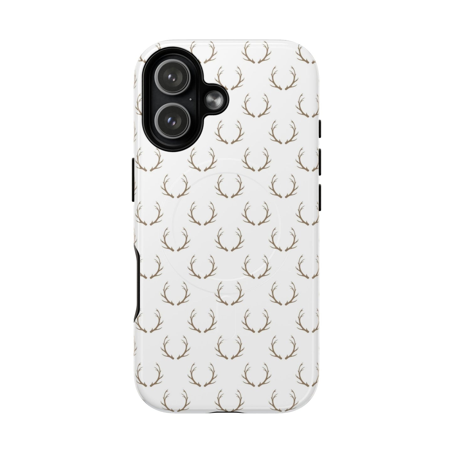 White Antlers Magnetic Case