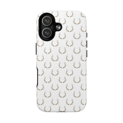 White Antlers Magnetic Case
