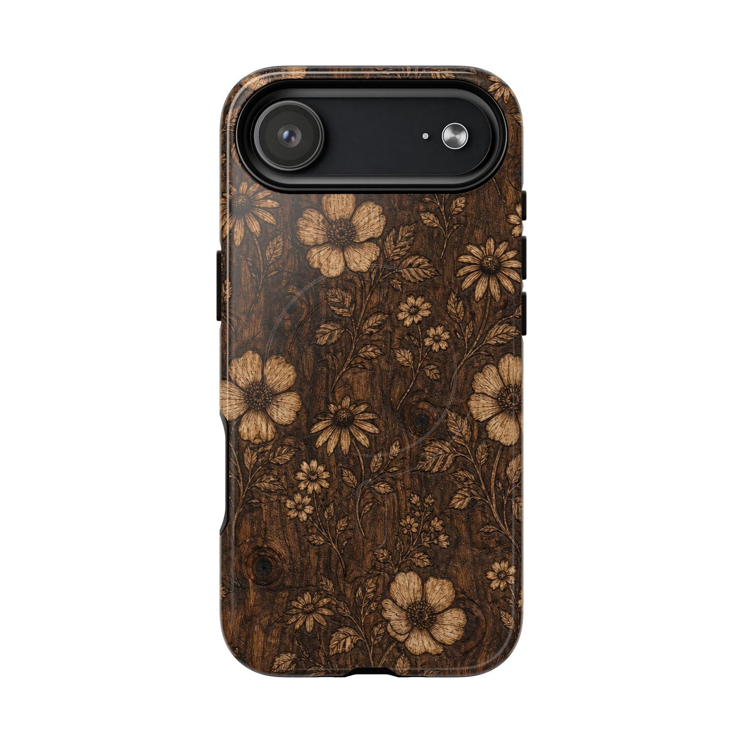Floral Bark Magnetic Case