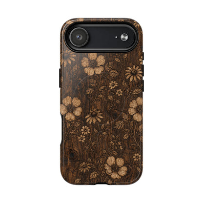 Floral Bark Magnetic Case