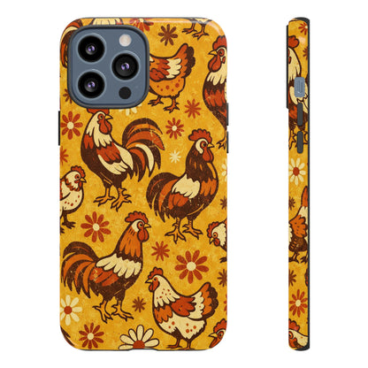 Retro Chickens Tough Case