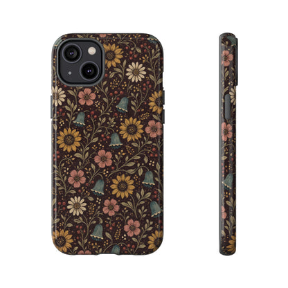 Plum Folk Floral Tough Case