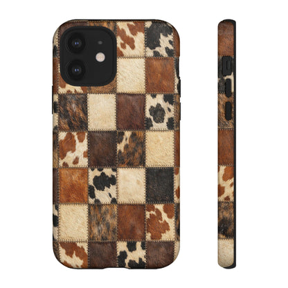 Cowhide Quilt Tough Case