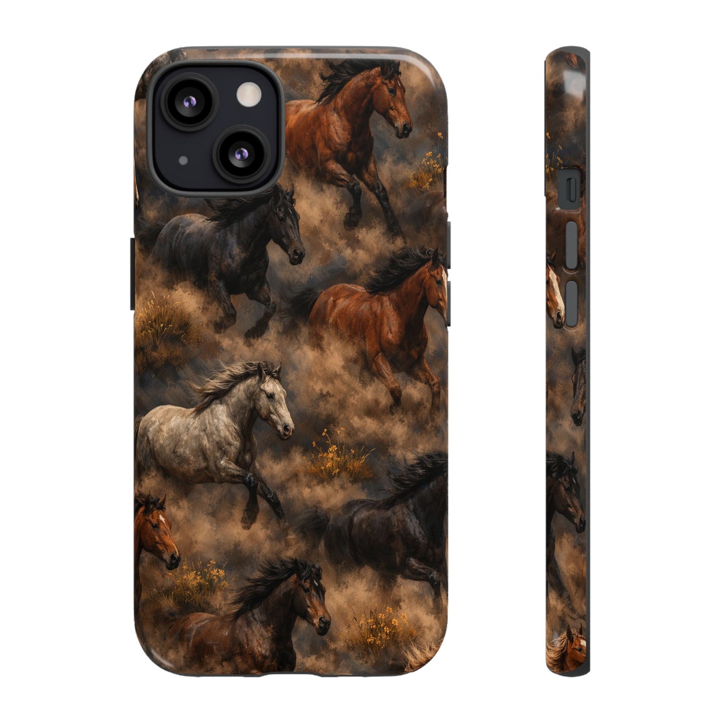 Running Horses Tough Case